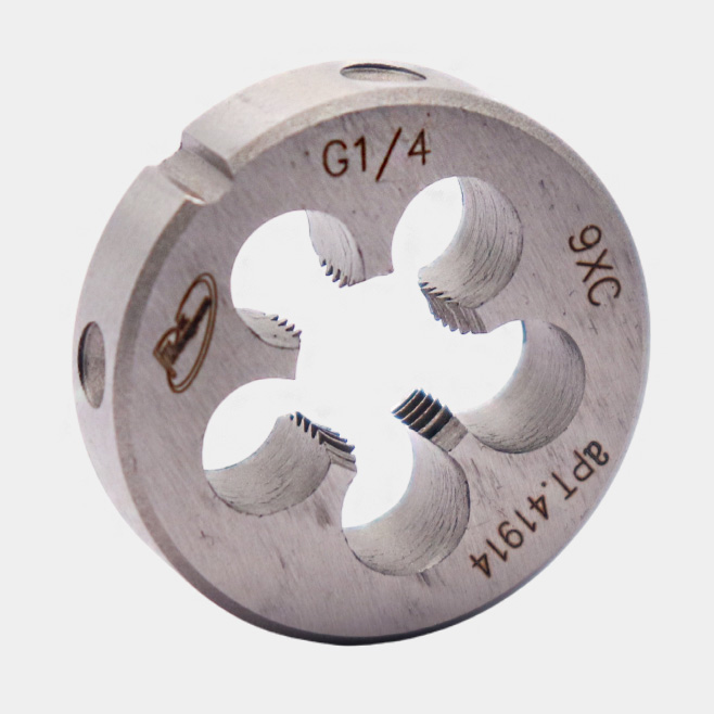 Плашка G  1/4 для трубной цилиндрической резьбы, ГОСТ 9740-71 9ХС