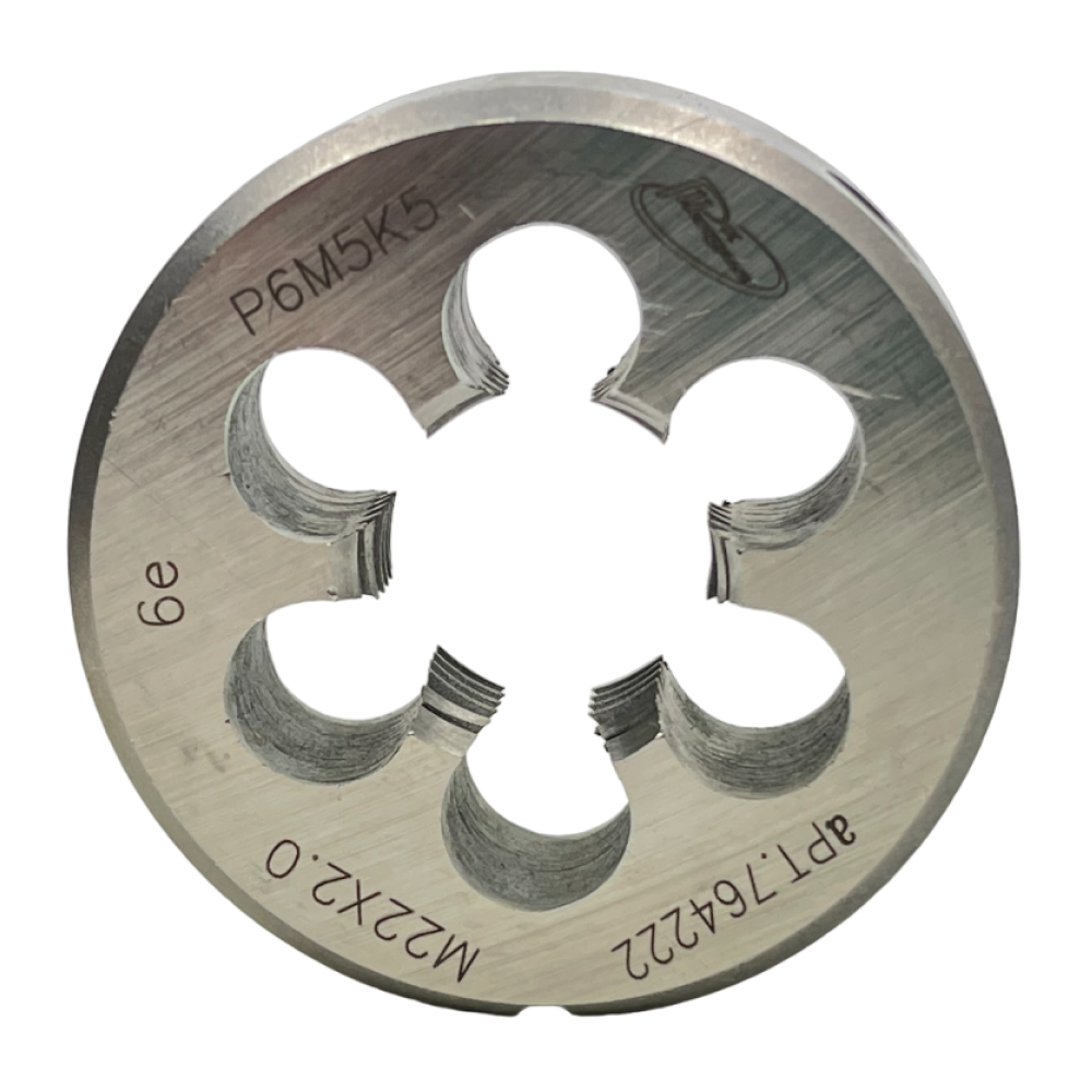 Плашка с КОБАЛЬТОМ М  22,0х2,0 ГОСТ 9740-71 P6M5K5 6е