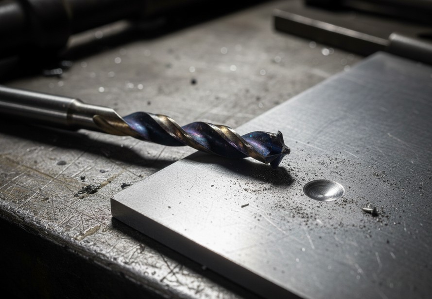 Сгоревшее сверло по металлу Р6М5