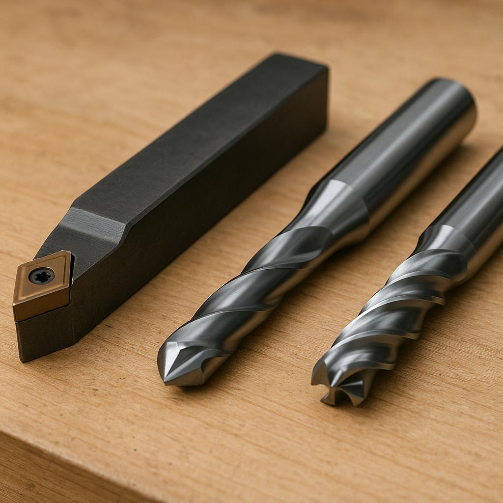 Различные виды режущего инструмента, в которых применяется твердый сплав ВК8