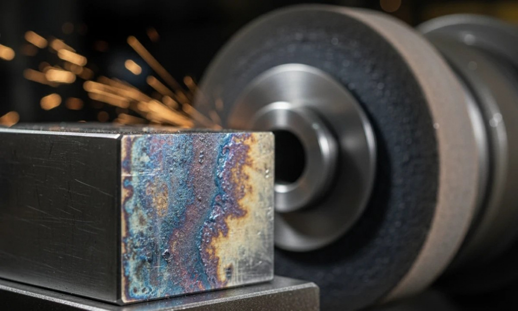 Прижог металла из-за неправильно подобранного абразивного круга