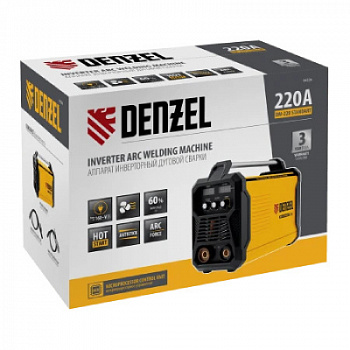 Аппарат инвертор. дуговой сварки DM-220 Standart (220 А, ПВ 60%)  Denzel