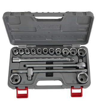 Набор шоферского инструмента №2 П пластиковый футляр 6-гранные головки