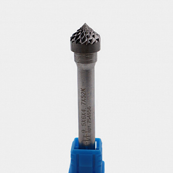 Борфреза коническая 90 гр, с двойной насечкой, тип K  9,5х6х4,7х52